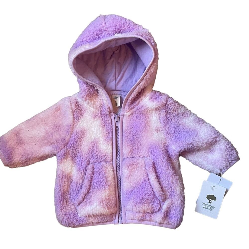 Tucker+Tucker Purple‎ Sherpa Full Zip Jacket 3 months NWT
